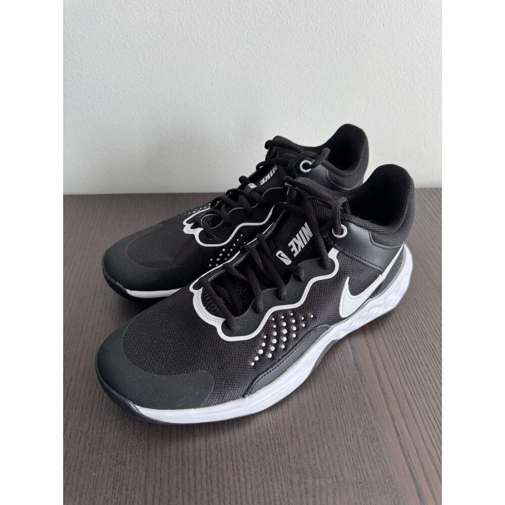 Nike FLY BY MID 3 Training Basketball Black Men's Sneakers 9 Shoes Gym‎ Shoes - Picture 7 of 7